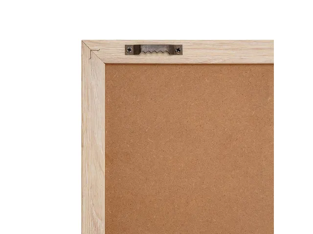 Letterbord Zwart 40x60cm met houten lijst