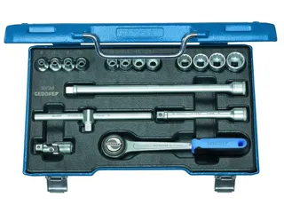 D 30 GMU-3 Dopsleutelset 3/8 inch 17-delig UD profiel 6-19mm - 1