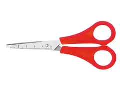 Schaar Westcott Kids 13cm RH kunststof spitse punt rood