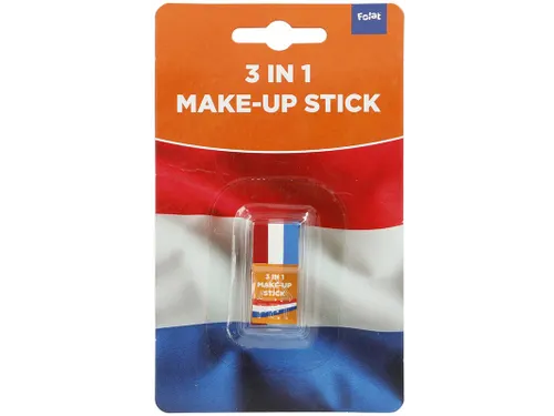 Oranje schminkstick rood-wit-blauw