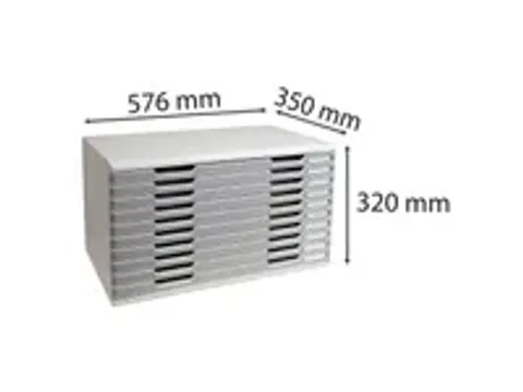 OUTLET Ladenblok MODULO A3 10 laden Classic Grijs
