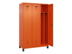 locker voor scheiding van kleding,HxBxD 1950x1200x500mm,3vak