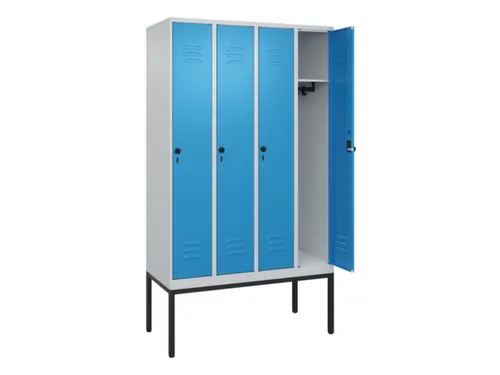 locker,HxBxD 2120x1200x500mm,4vak,vak B 300mm,draaigrendel