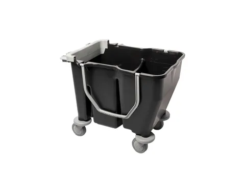 Dubbel Emmer Op Wielen Zon der Pers Zwart 2x15 Liter