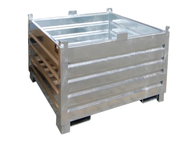 Benne Hxlxp 850X1200X1200Mm 1M³ Force 1000Kg Galvanisé