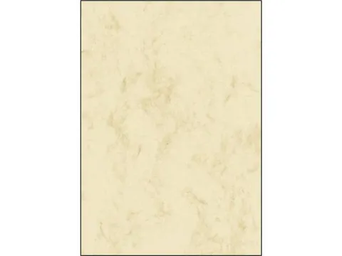 Designpapier Sigel A4 200grs pak a 25 vel marmer beige