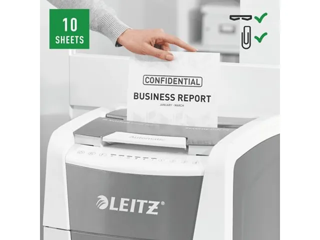 Papiervernietiger Leitz IQ Auto+ Office 300 P-4 snippers 4x28mm