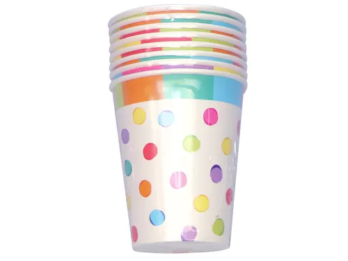 Bekers Haza Festive Colors 250ml 8 stuks