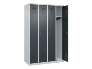 locker,HxBxD 1850x1200x500mm,4vak,vak B 300mm,cil.-slot - 2
