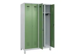 locker voor scheiding van kleding,HxBxD 1950x1200x500mm,4vak
