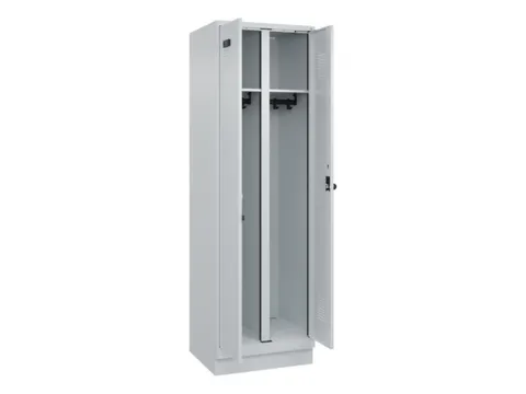 locker voor scheiding van kleding,HxBxD 1950x600x500mm,2vak