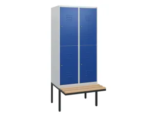 Dubbeldekse dekenkist,HxBxD 1950x800x815mm,2x2vak.,vak B 400mm - 1
