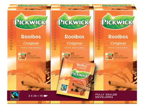 Thee Pickwick Fair Trade rooibos 25x1.5gr