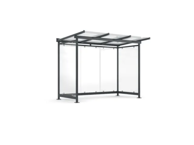 overkapping,v. personen,HxBxD 2600x3305x1510mm,wanden EVG,dak GVG