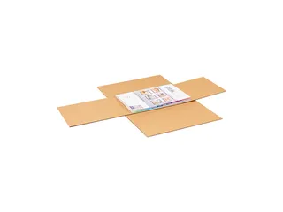 Wikkelverpakking A5 240x180x60mm Bruin Zelfklevend Enkelgolf 50 Stuks - 1