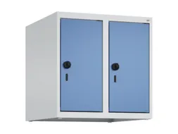 opzetkast,v. locker,2vak.,vak B 250mm,HxBxD 500x500x500mm,vleugeldeur