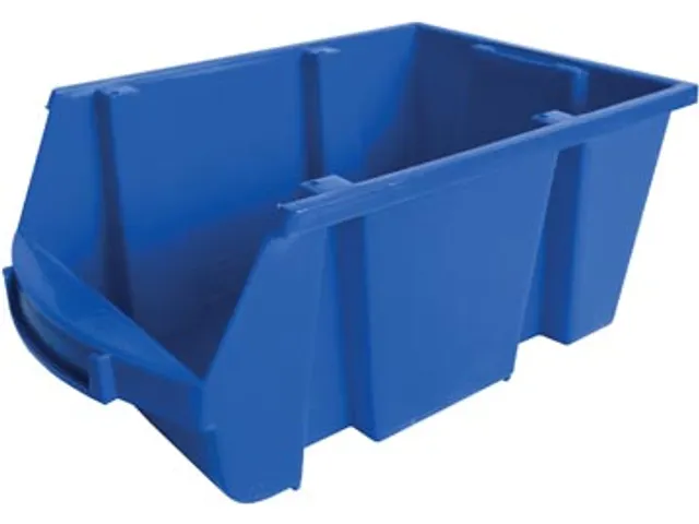 Magazijnbak 10 Liter Blauw PP 335x215x150mm
