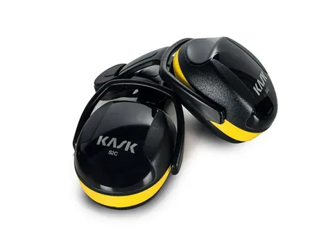 Kask Whp00005 Sc2 Oorkappen met helmbevestiging geel