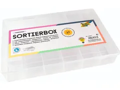 Opbergdoos Folia 17 vakken 18x26,5x4cm transparant