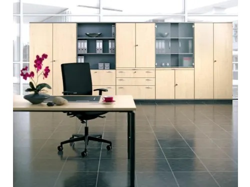 kantoorkast,HxBxD 1920x800x430mm,decor romp lichtgrijs,decor front wit