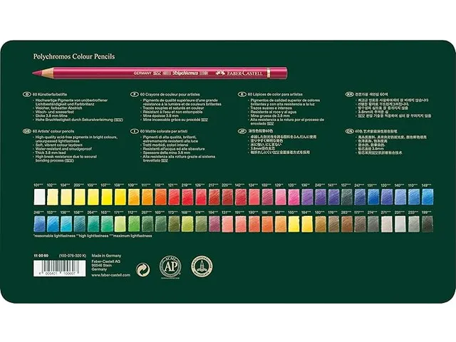 Kleurpotlood Fc Polychromos Assorti Etui A 60 Stuks