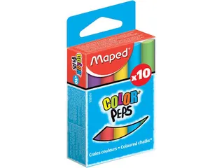Schoolbordkrijt Maped Color'Peps set à 10 stuks assorti - 2