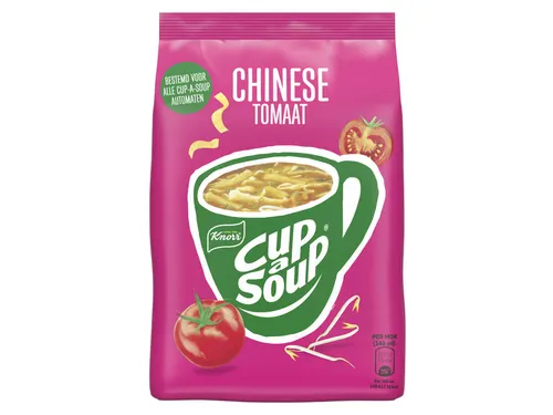 Cup-a-Soup Knorr machinezak Soep Chinese tomaat 140ml