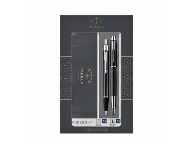 IM Black giftbox duoset, vulpen en balpen, zwart