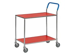 tafelwagen,draagverm. 150kg,2xstaalplaat,laadvl. LxB 760x430mm