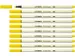 Brushstift STABILO Pen 568/24 citroengeel