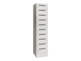 Postsorteerkast 1850x430x500mm 10 Vakken Ral7035 Front Ral7035 - 1