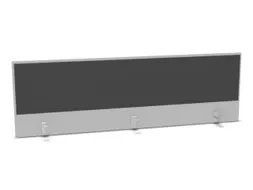 opzetpaneel bureau aanbouw achter MP-lichtgrijs antraciet 1800mm