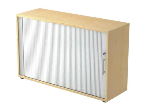 jaloeziedeurkast,HxBxD 748x1200x400mm,1xhouten vloer,2 OH,romp esdoorn