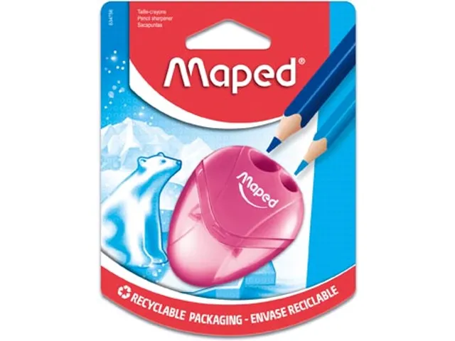 Potloodslijper i-gloo 2-gaats, op blister