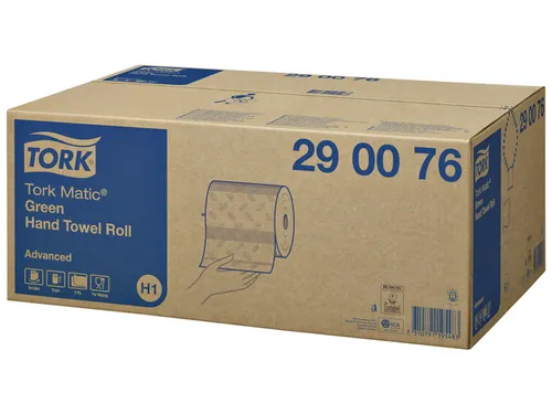 Tork 290076 H1 Matic Advanced Handdoekrol Groen 2-laags 150m 6 rollen
