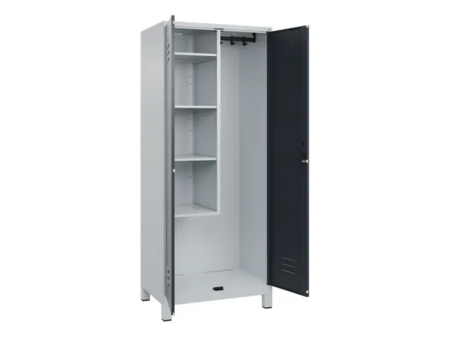 schoonmaakkast,HxBxD 1950x800x500mm,links 4vakken