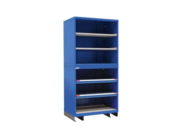 rayonnage modulaire,rayonnage départ,HxlxP 2100x1005x695mm