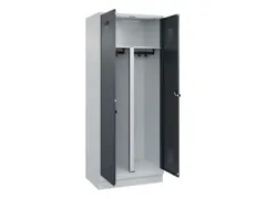 PBM-locker,HxBxD 1950x800x500mm,2vak,vak B 400mm,draaigrendel