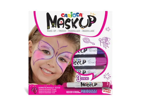 maquillagestiften Mask Up Princess 3 stiften