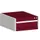ladekast HxBxD 250x525x525mm 1lade RAL7035 front RAL3004