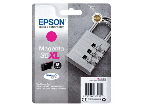 Inktcartridge Epson 35XL T3593 rood HC C13T35934010
