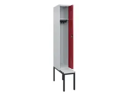 locker met bank,HxBxD 2120x300x815mm,1vak,vak B 300mm,cilinderslot