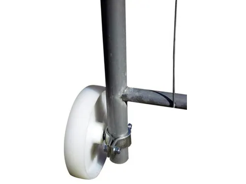 loopwiel,v. deur afzetgaas,wiel Ø 200mm,m. klem
