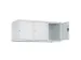 opzetkast,v. locker,3vak.,vak B 400mm,HxBxD 500x1200x500mm,vleugeldeur