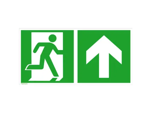 Borden Voor Vluchtroutesignalering,Nooduitgang Rechts
