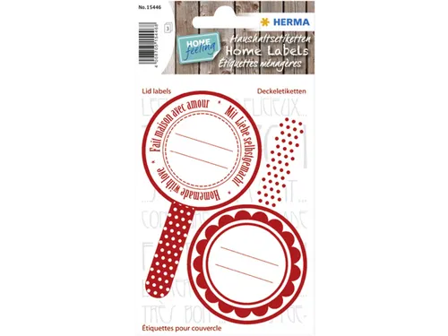 Keuken Etiket Herma 15446 New Look Rood 3 vel