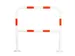 arceau de protection,p. int./ext.,HxlxP 1000x1000x150mm,acier