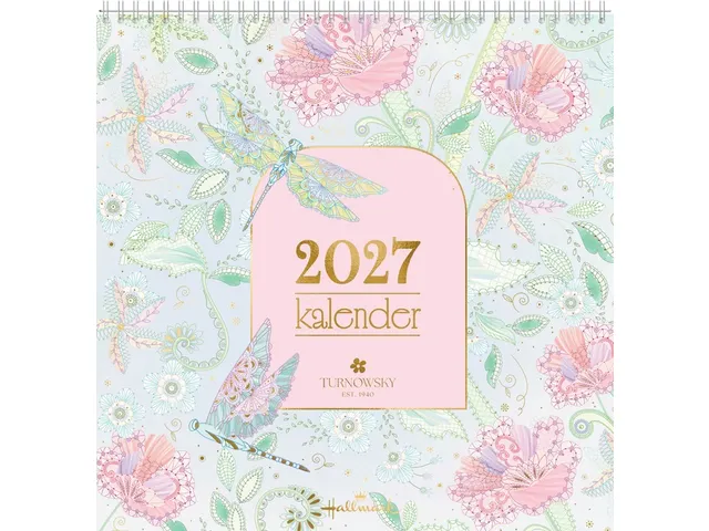 Maandkalender 2027 Turnowsky 290x290mm internationaal