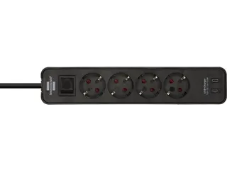 Stekkerdoos Brennenstuhl Ecolor 4 voudig inclusief 2 USB C 1.5 meter z - 5