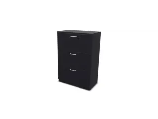 Hangmappenkast Hxbxd 1070x800x445mm 3 Laden Cc-Zwart - 1